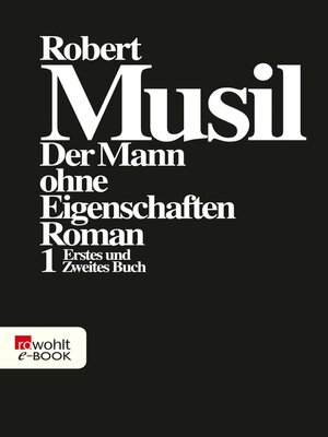 cover image of Der Mann ohne Eigenschaften I